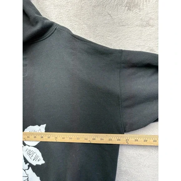 A**holes Live Forever Linda Finegold Rose Hoodie Size Xl Black White Sweatshirt - Picture 7 of 12